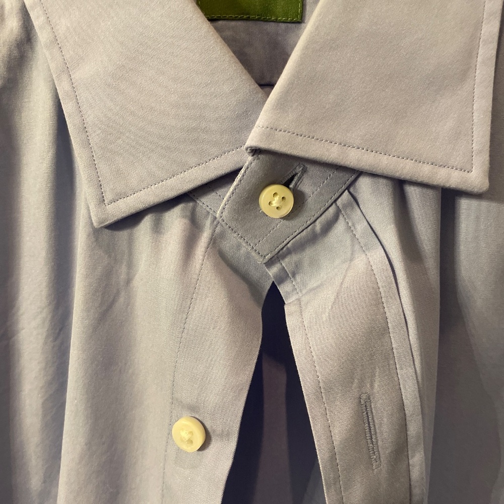 Sid Mashburn Blue Spread Collar Button Down - image 2